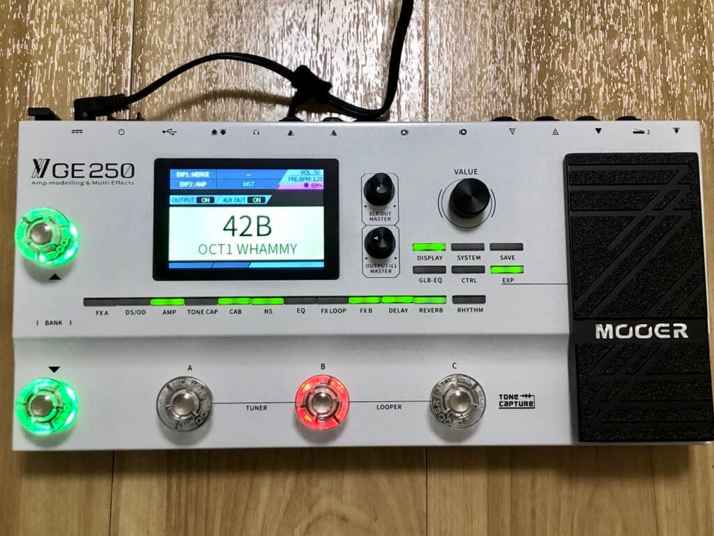 最大95％オフ！ mooer GE250 マルチエフェクター